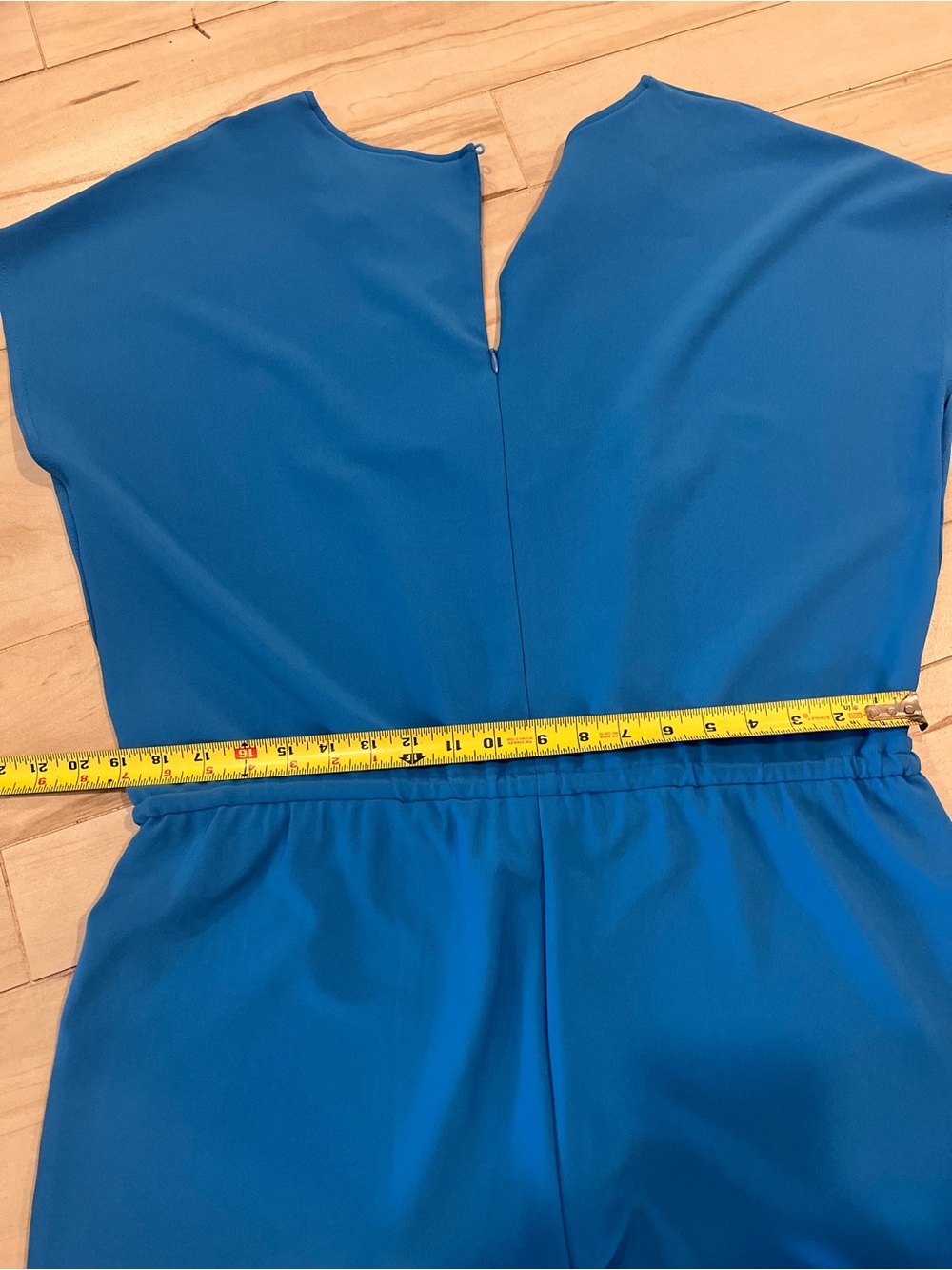 Boston Proper Vibrant Blue Capri Short Sleeve Jumpsuit Size XL NWT - Picture 16 of 16